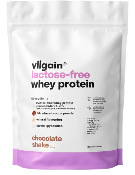 "Vilgain" Lactose Free Whey Protein - 1000g