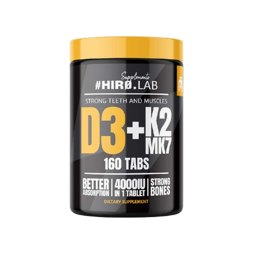 "HIRO.LAB" Vitamin D3 4000IU + K2 MK7 – 160tabs