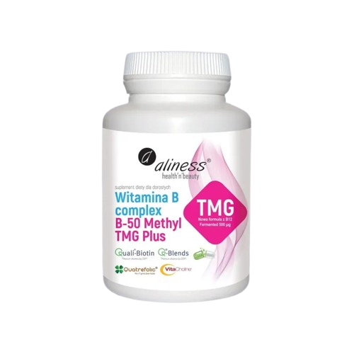 "Aliness" Witamina B Complex B-50 Methyl TMG PLUS x 100 kaps.
