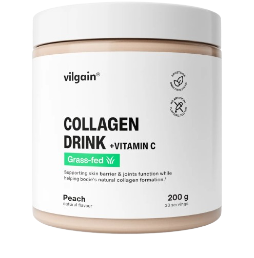 "Vilgain" Grass-fed Collagen Drink + Vitamin C