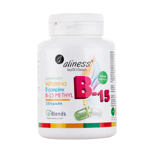 "Aliness" Witamina B Complex B-15 Methyl x 100 kaps.