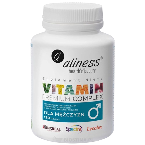 "Aliness" Premium Vitamin Complex dla mężczyzn x 120 tabl.