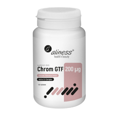"Aliness" Chrom GTF Active Cr-Complex 200 µg x 100 tabl.