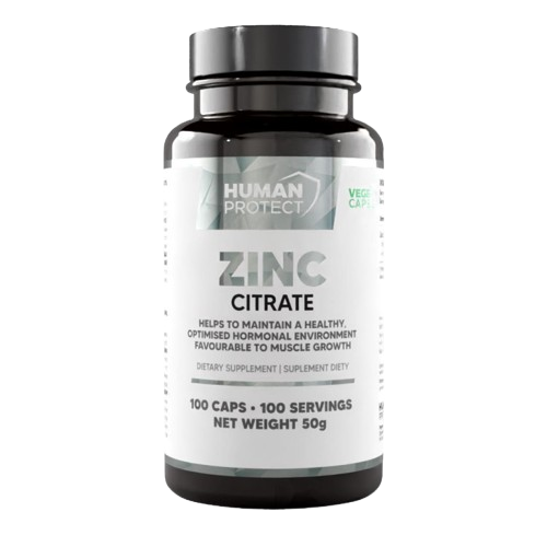 "HUMAN PROTECT" Cynk Cytrynian 15mg 100vkaps.