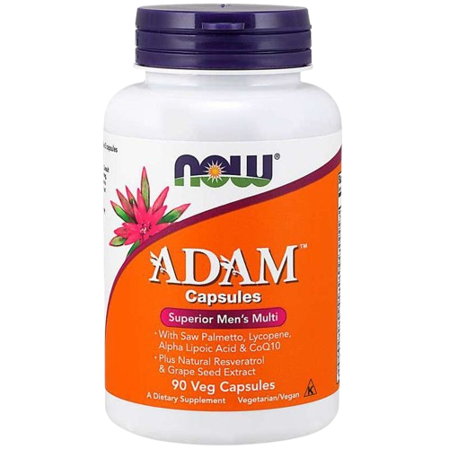 "NOW Foods" ADAM Men's Multiple Vitamin 90vcaps.