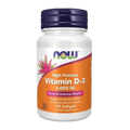 "NOW foods" Witamina D3 4000IU 120 softgels.