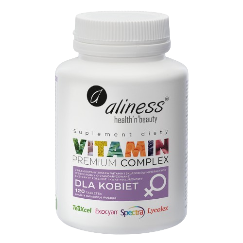 "Aliness" Premium Vitamin Complex dla kobiet x 120 tabl.